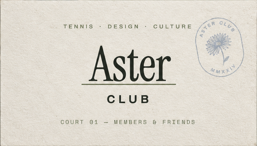 Carte de membre Aster Club